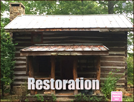 Historic Log Cabin Restoration  Salem, Kentucky